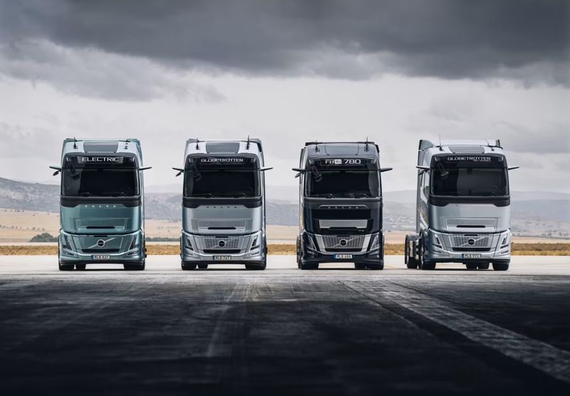 Volvo störst på tunga lastbilar i Europa