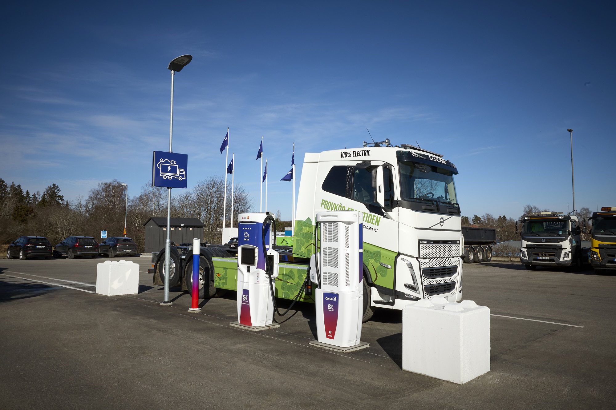 Laddstation för tung trafik öppnar i Kalmar