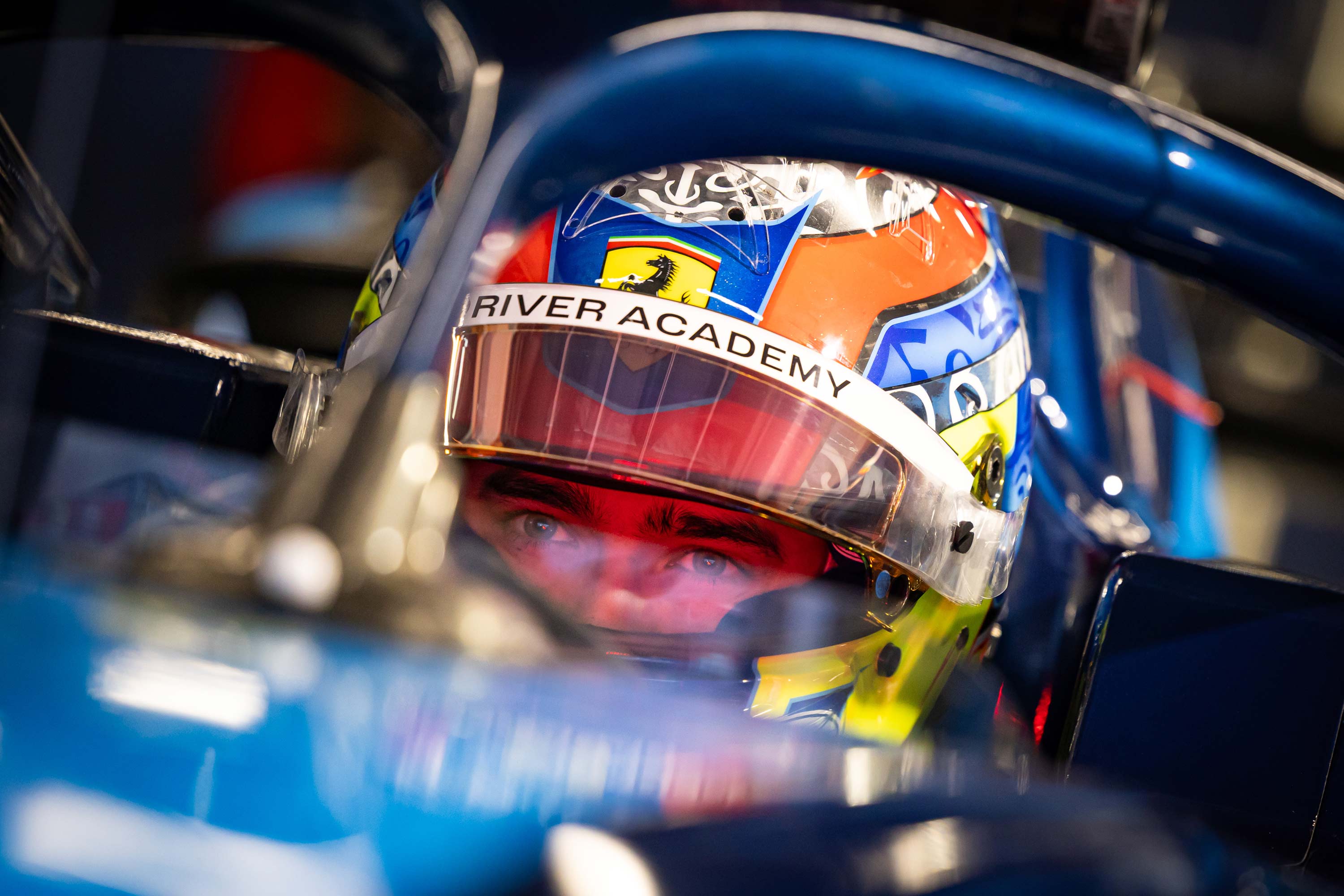 Dino Beganovic på plats i Melbourne för F2-premiären