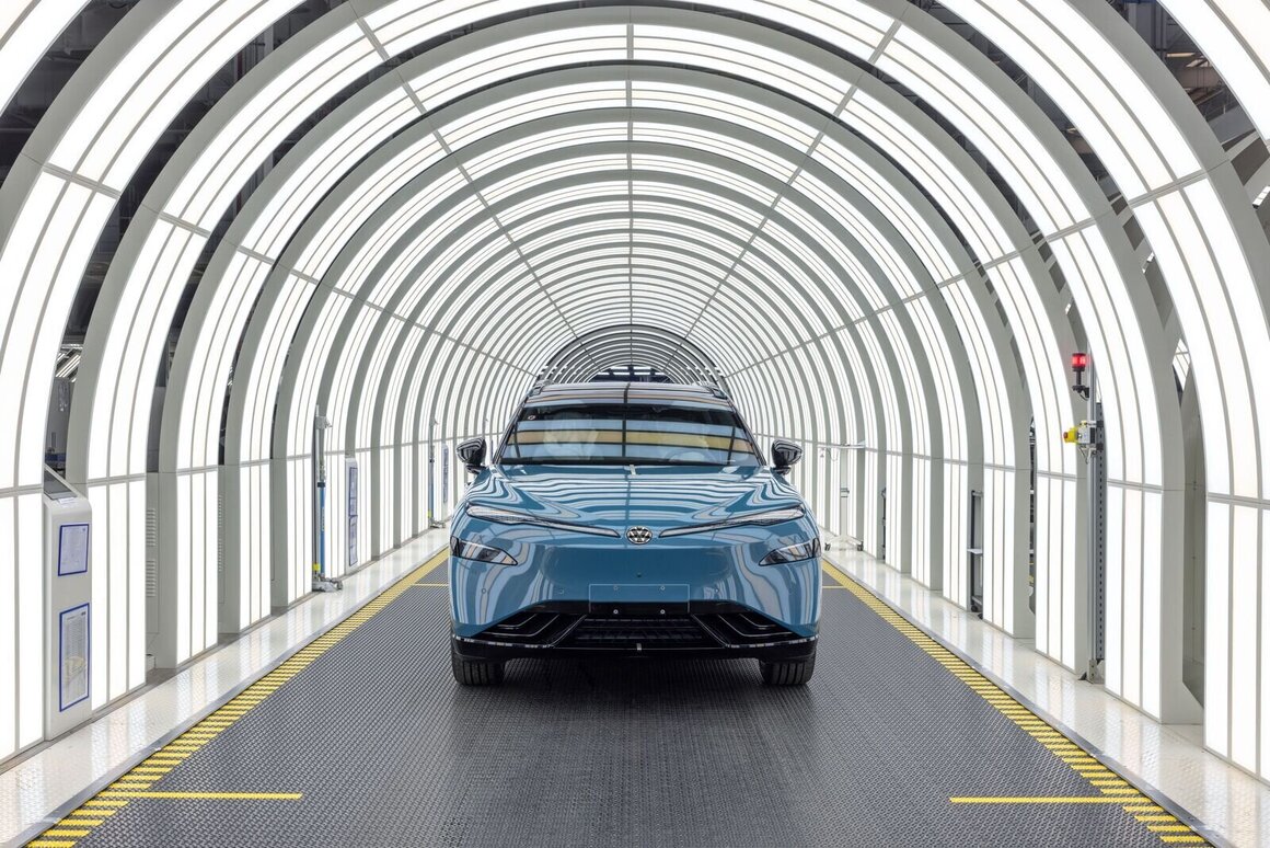 Första gemensamma bilen från Volkswagen och Xpeng