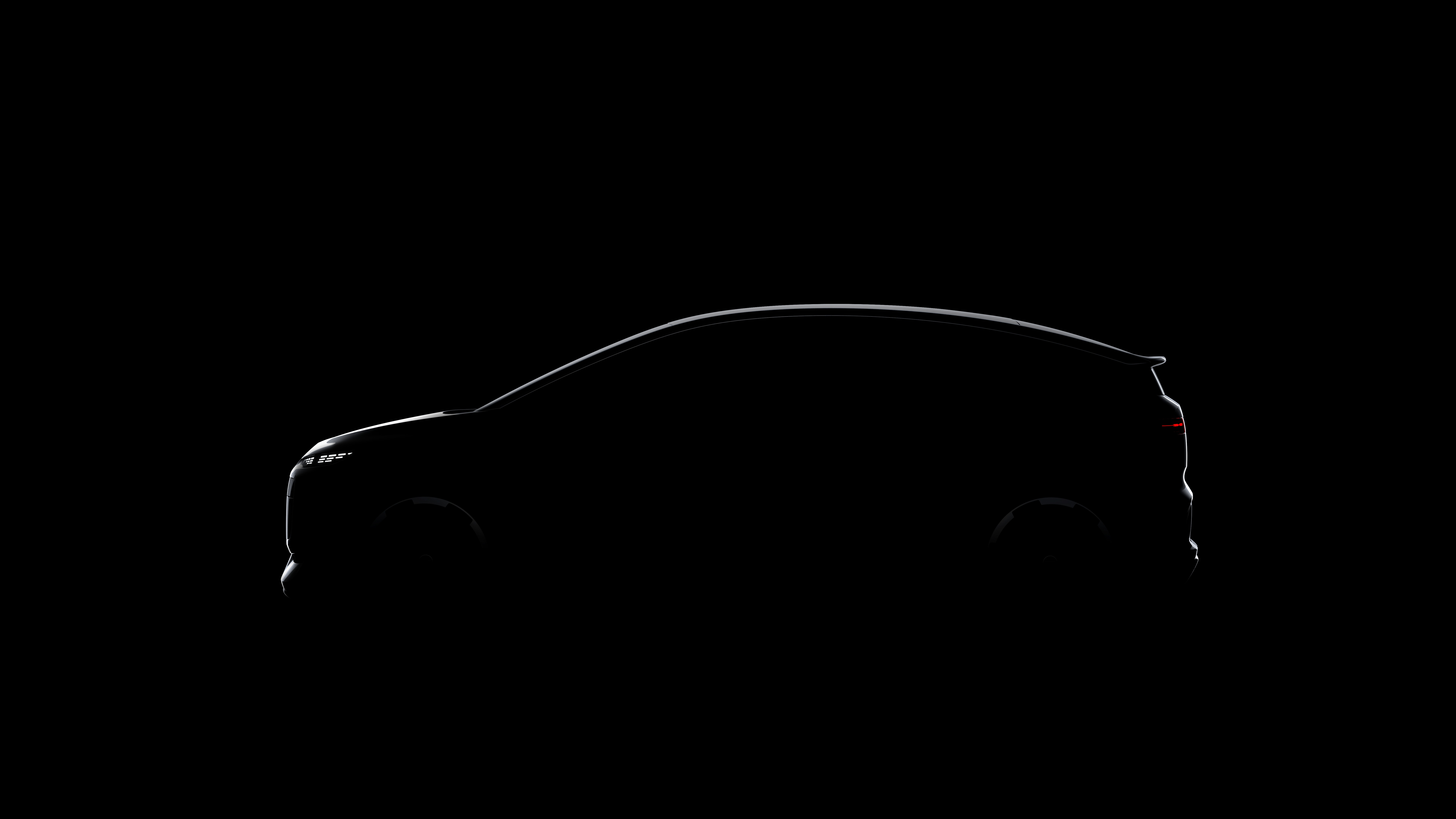 Audi visar siluetten av en ny eldriven instegsmodell