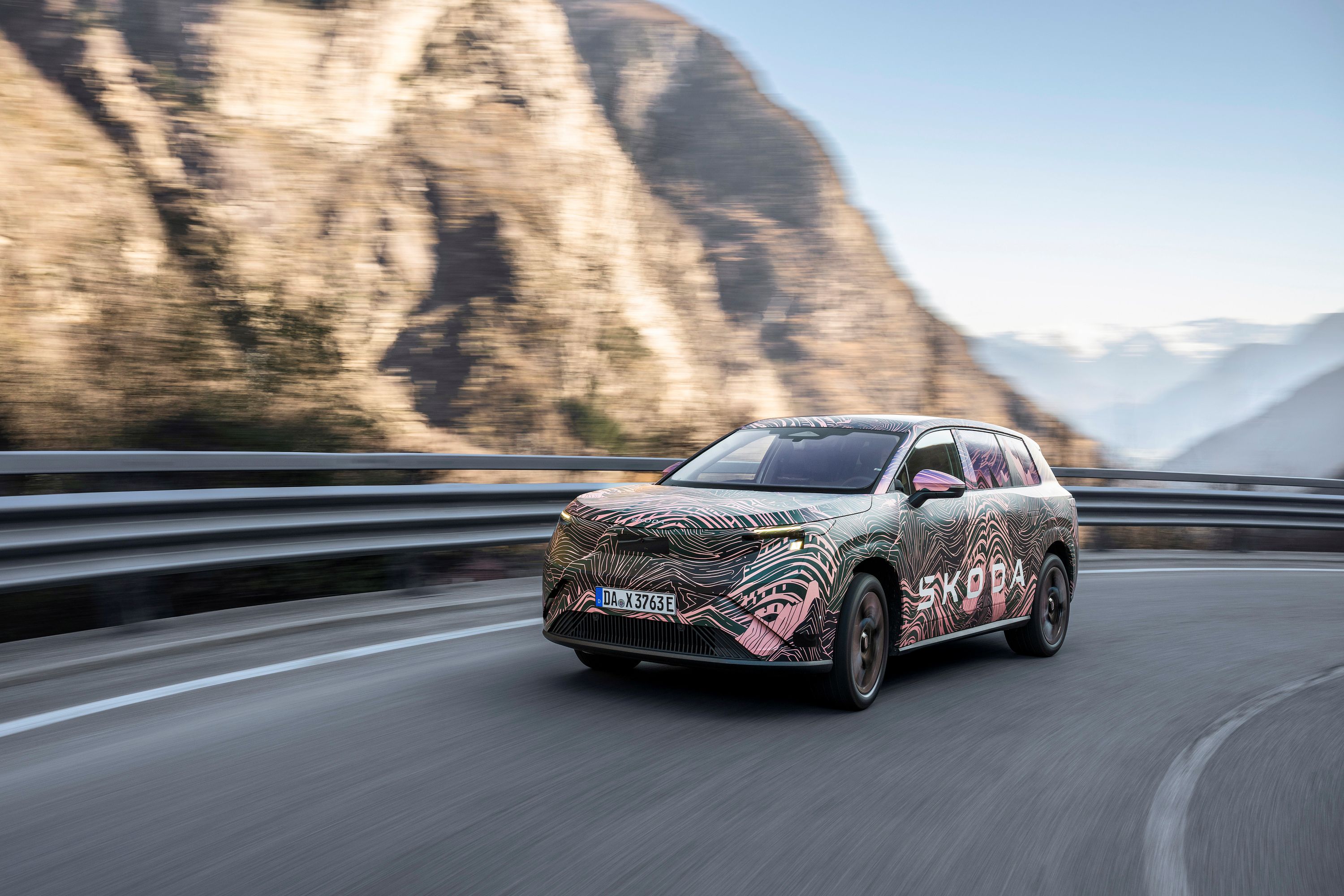 Nu förhandsvisar Skoda sitt nya elektriska flaggskepp