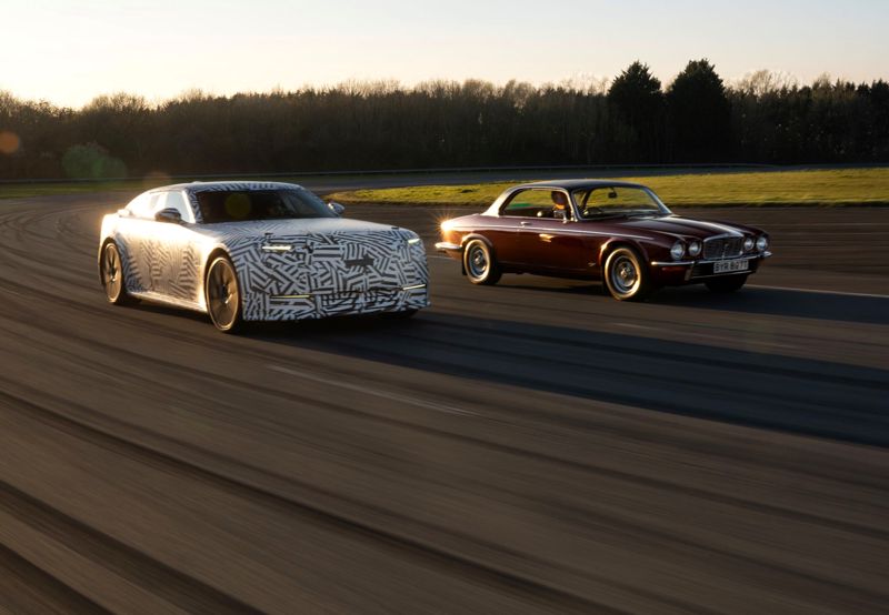 Nya lyxiga GT:n formades av Jaguars ikoniska modeller
