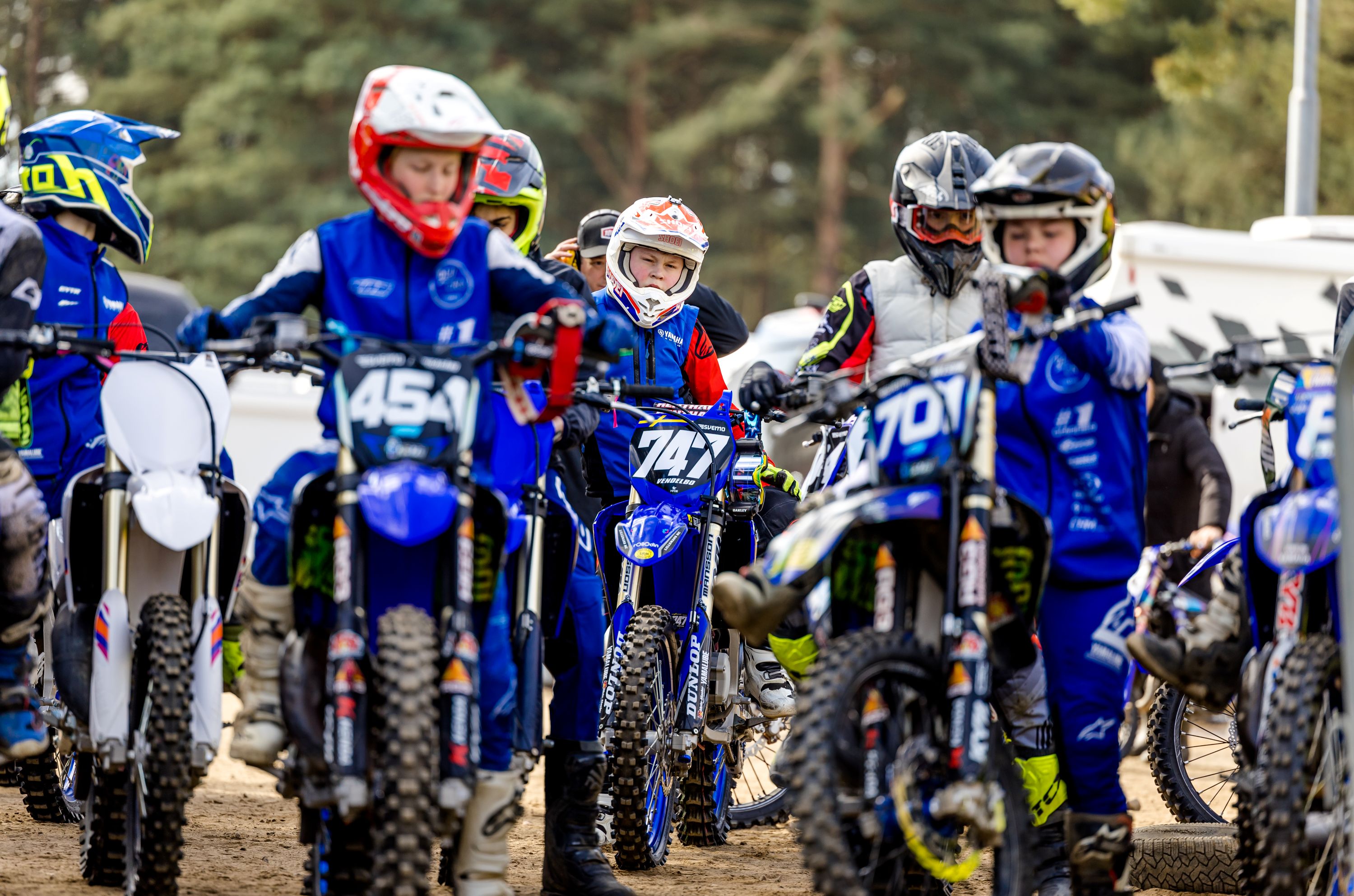 Yamaha samlar över 100 motocrosstalanger i Magnor