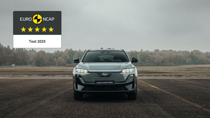 Fem stjärnor i Euro NCAP till Subarus nya el-suv