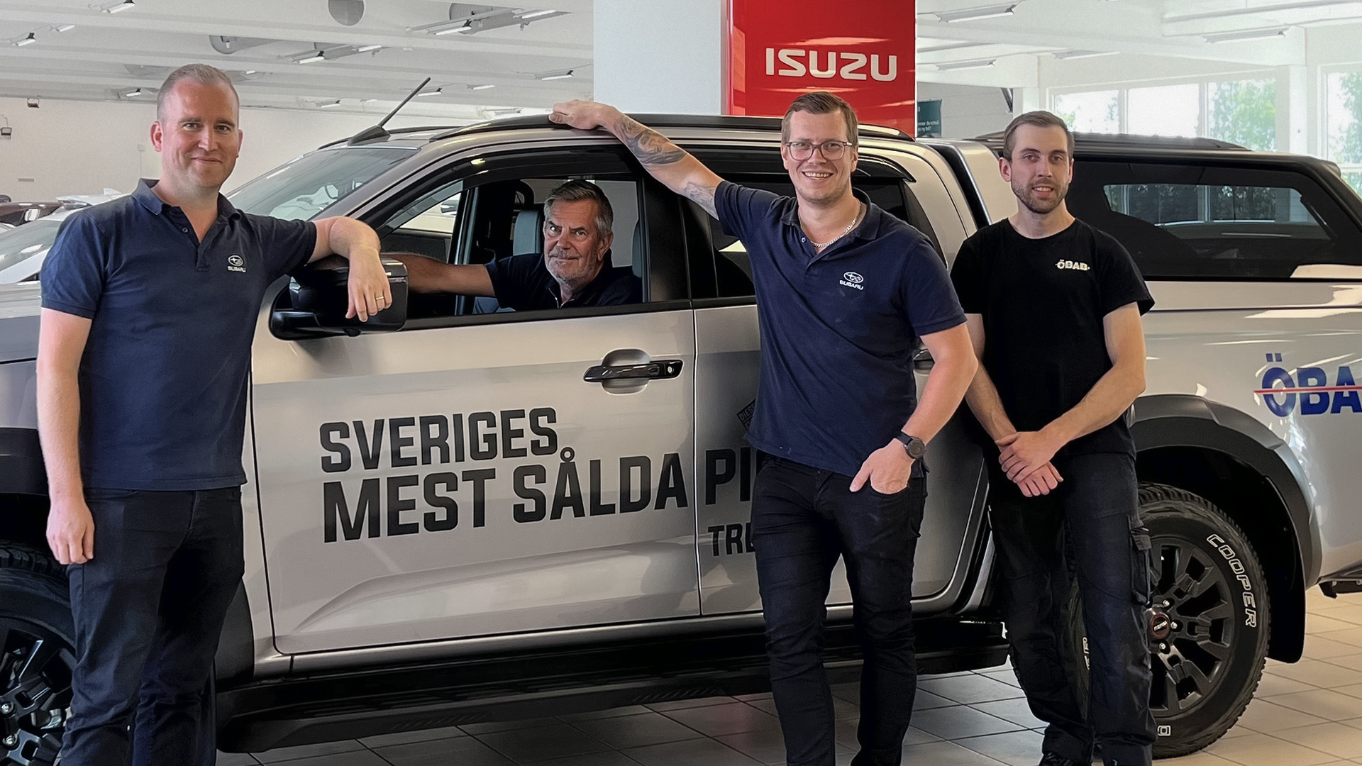 ÖBAB ska sälja Isuzu D-Max i Örebro