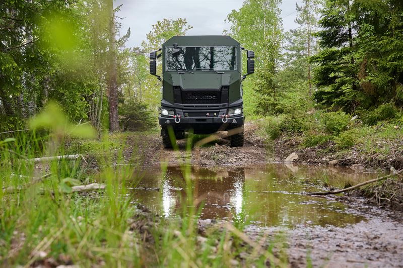 Scania lanserar skyddad hytt på Eurosatory 2026