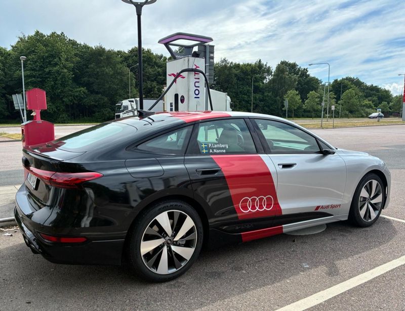 Dubbla pallplatser för Audi A6 e-tron i elbilstävling