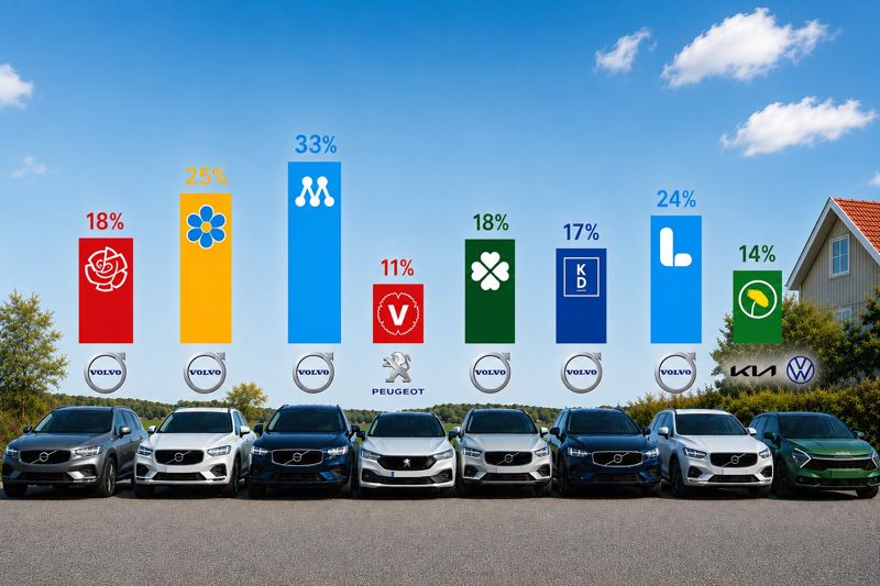 Bilen avslöjar hur svenskarna röstar