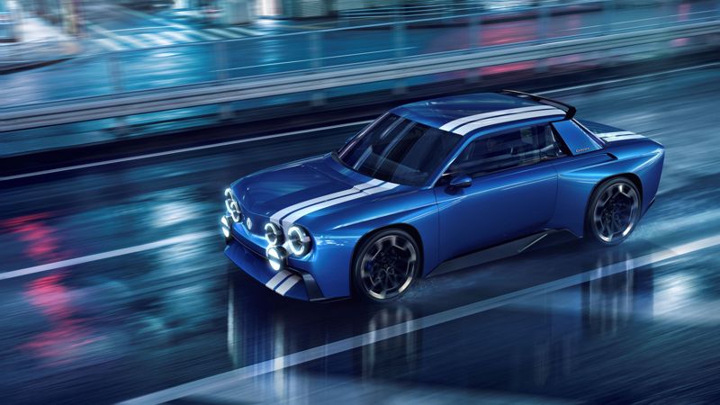 Renault 8 Gordini Concept visas i Paris