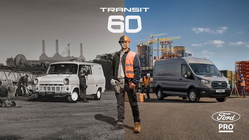 Ford Transit fyller 60 år