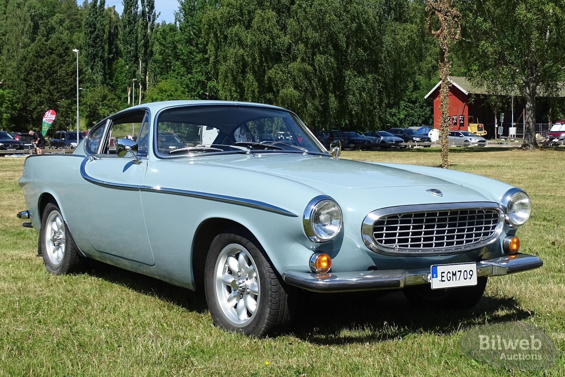 Volvo P1800-bilar med historia nu på auktion