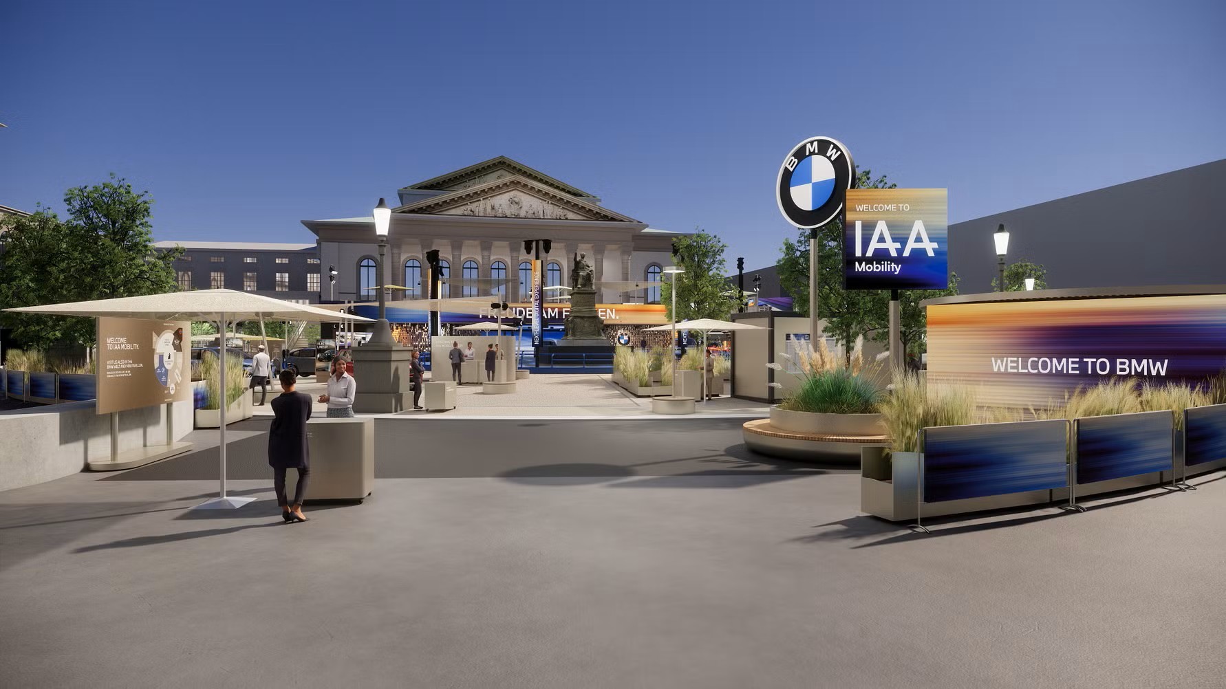 Nya BMW iX3 ska visas i München
