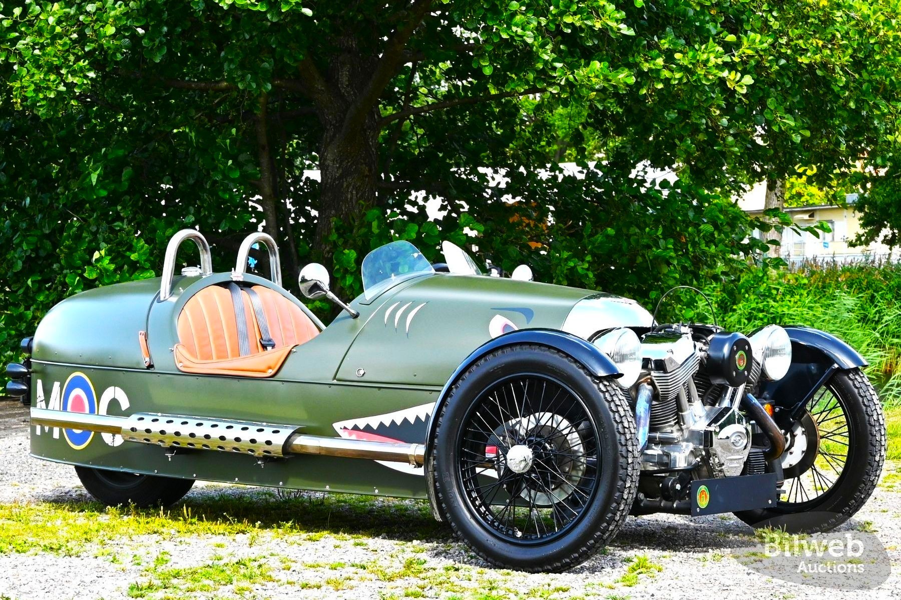 Svensksåld Morgan 3-Wheeler ska säljas på auktion