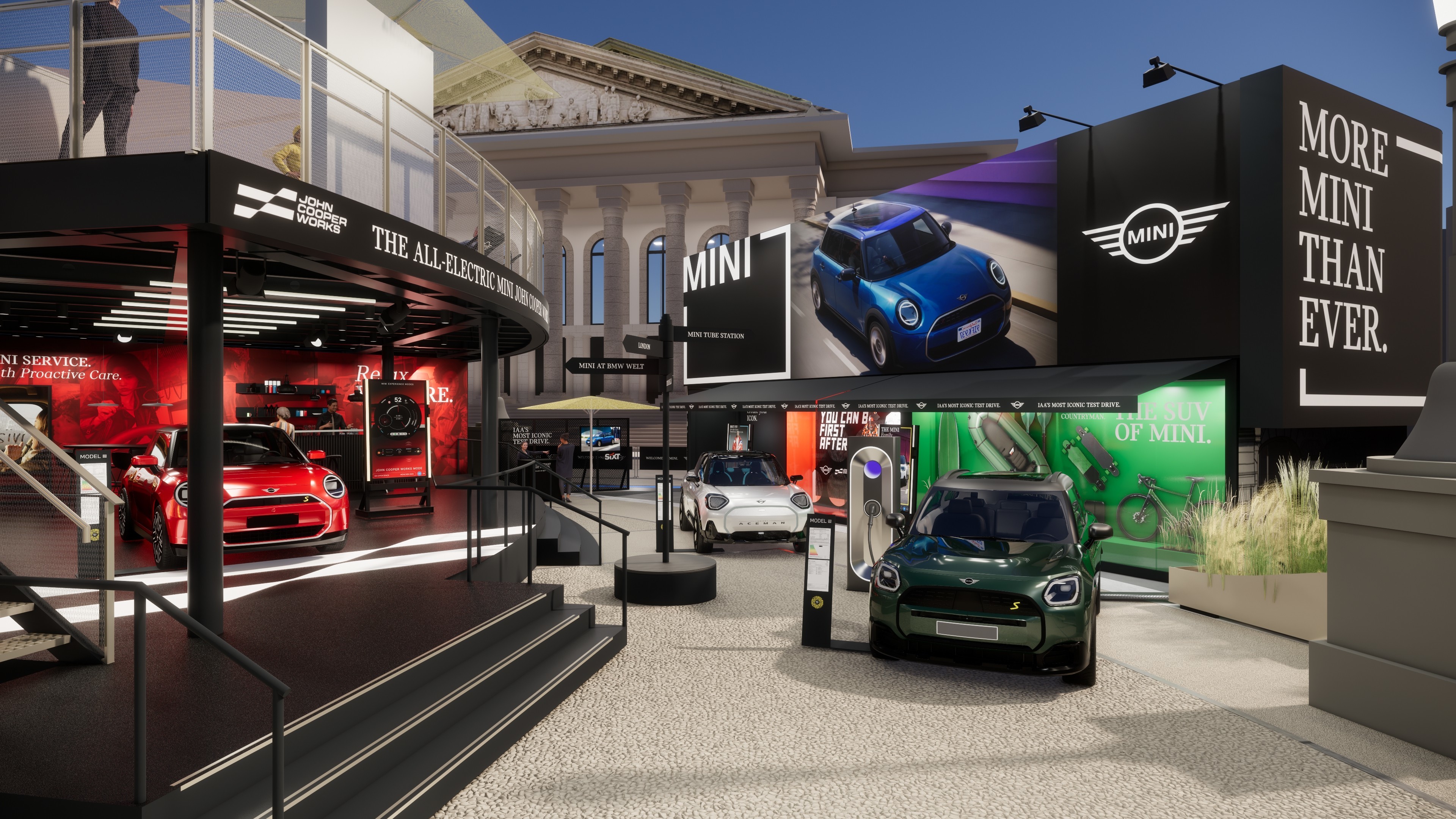 Mini visar två showbilar på IAA Mobility 2025 i München