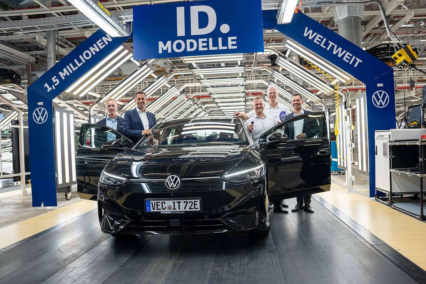 Volkswagen når 1,5 miljoner ID.-bilar