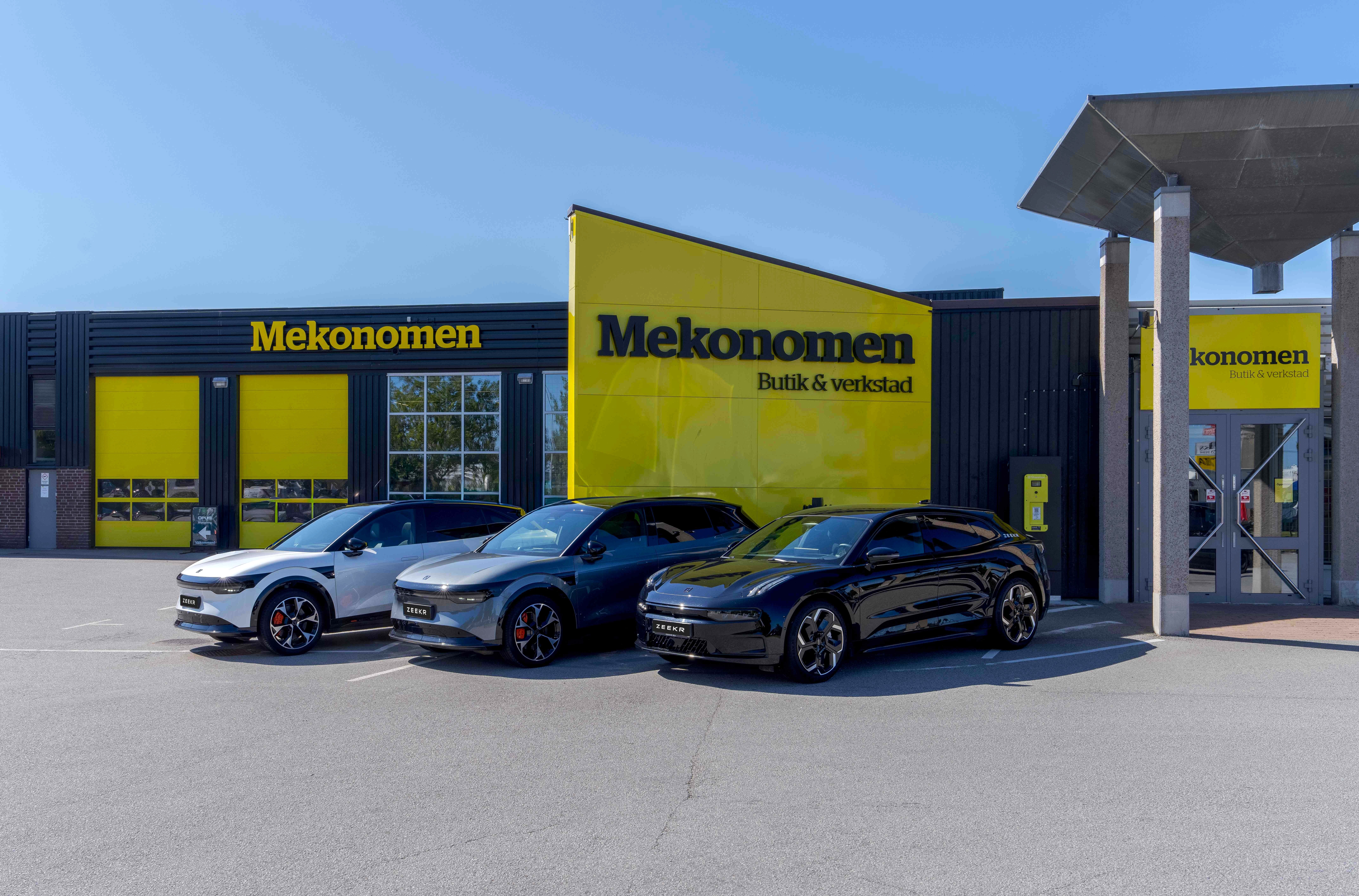 Zeekr och Mekonomen samarbetar på fler orter