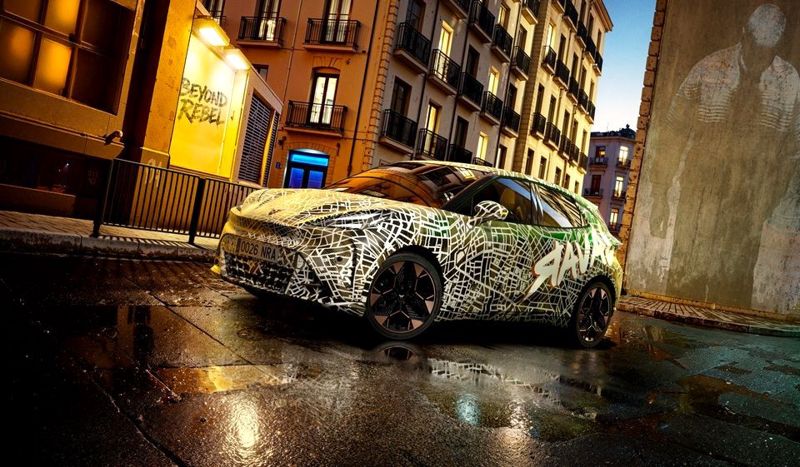 Så ska lilla elbilen Cupra Raval se ut