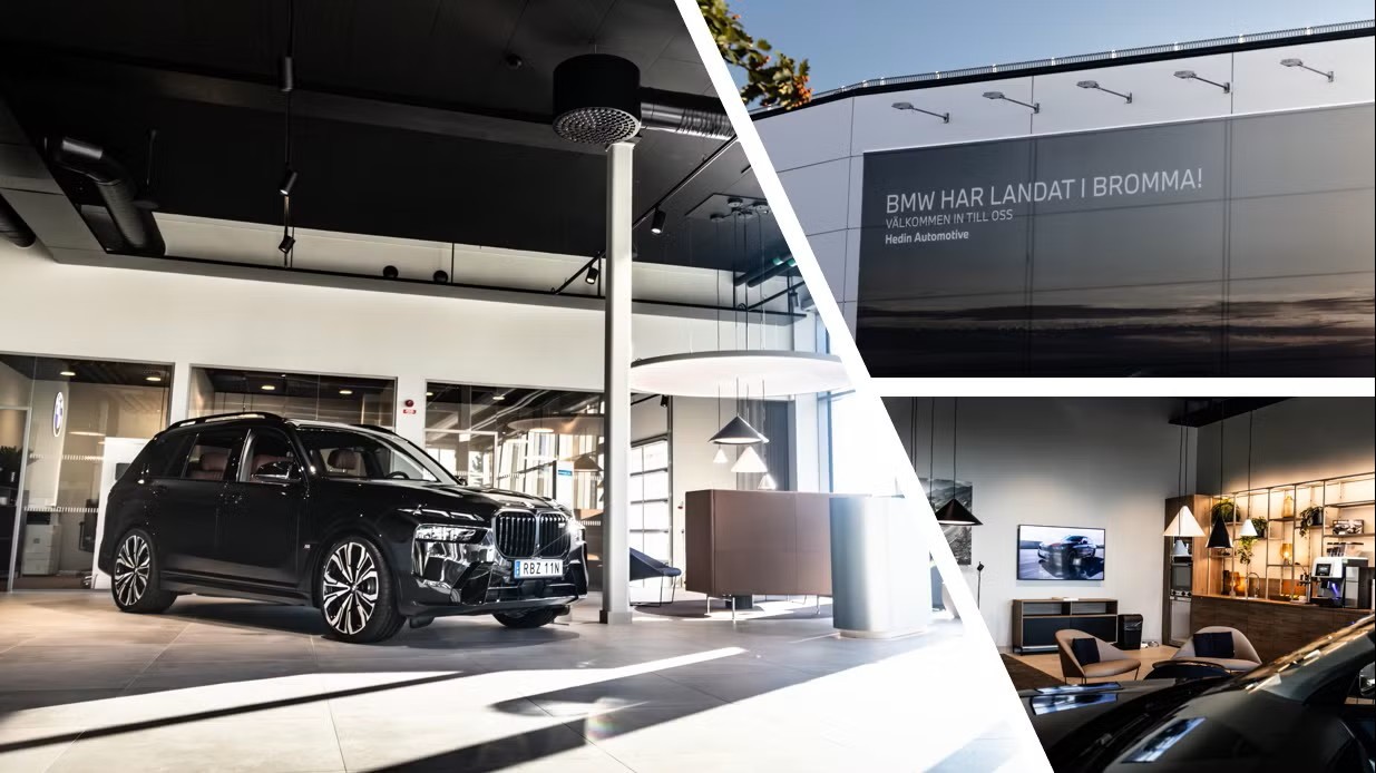 Hedin Automotive inviger ny BMW-anläggning i Bromma