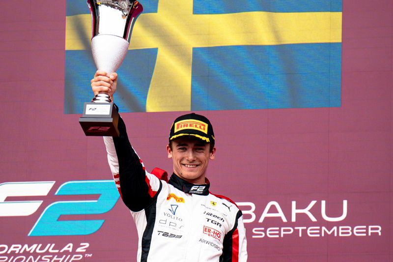 Dino tog första segern i Formel 2