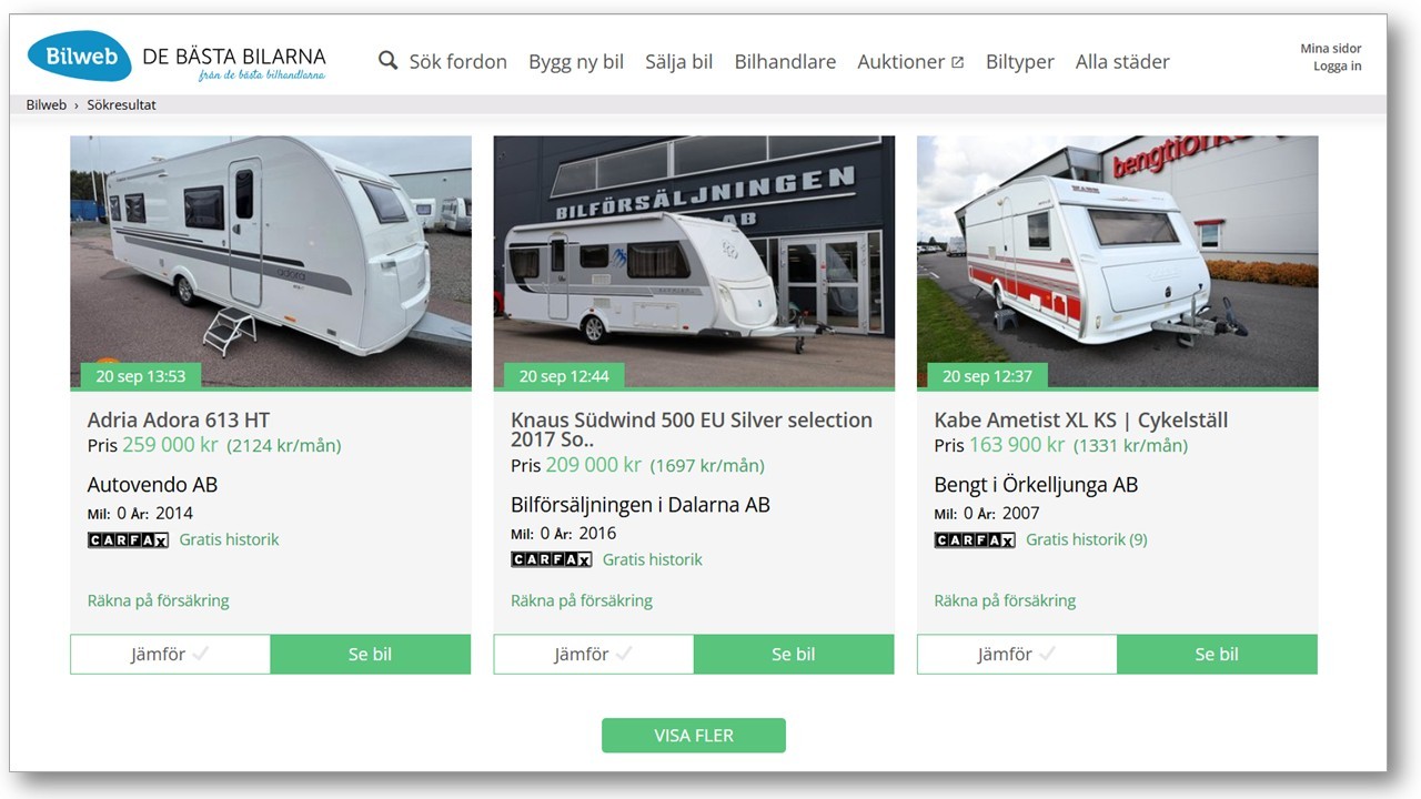 Regeringen och SD vill skrota skatten på husvagnar