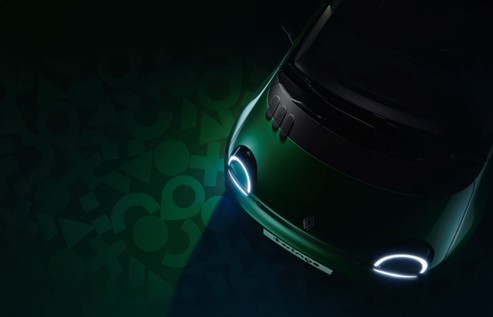 Renault släpper teaser-bilder på Twingo E-Tech Electric