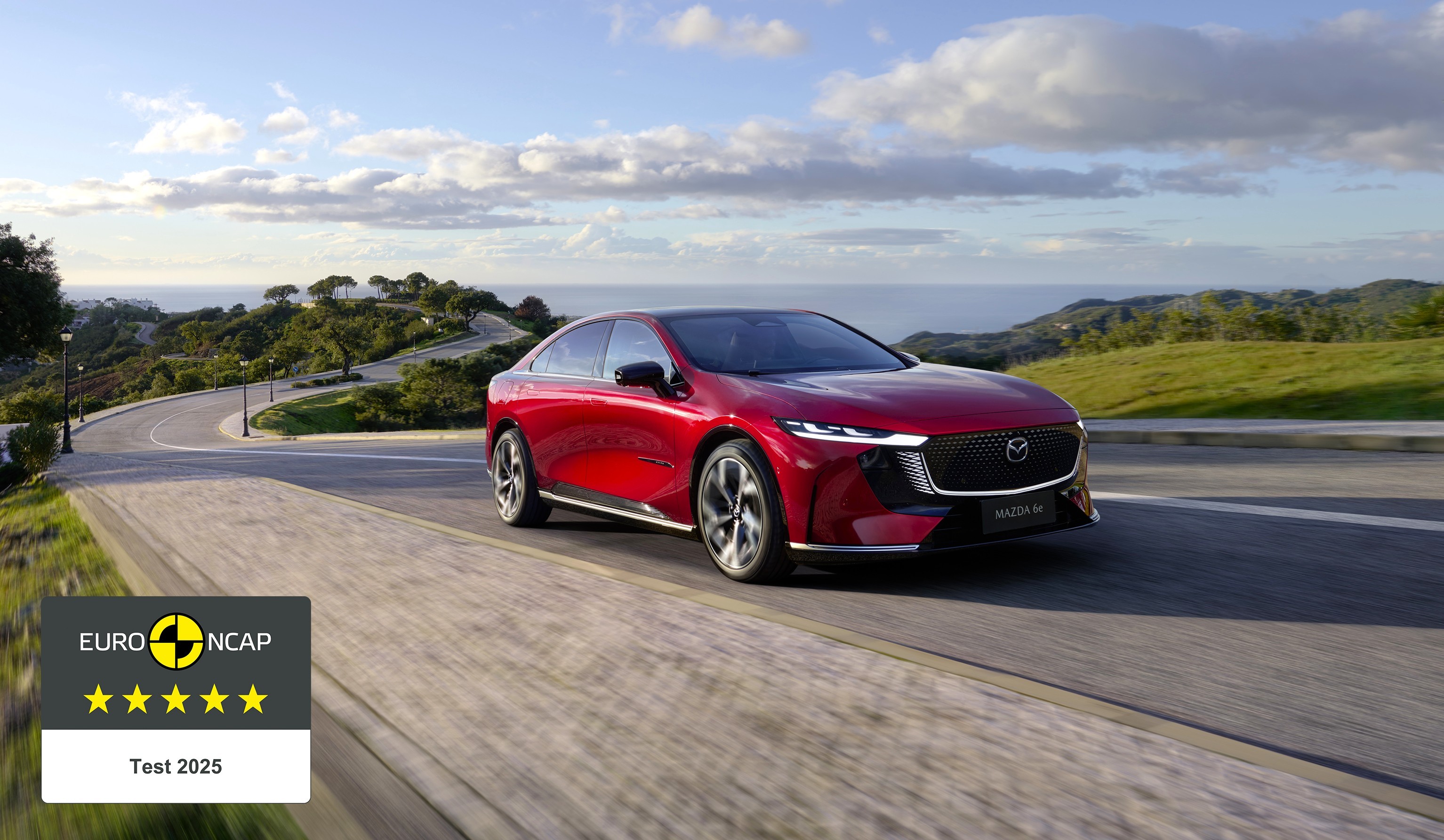 Nya Mazda 6e får fem stjärnor av Euro NCAP