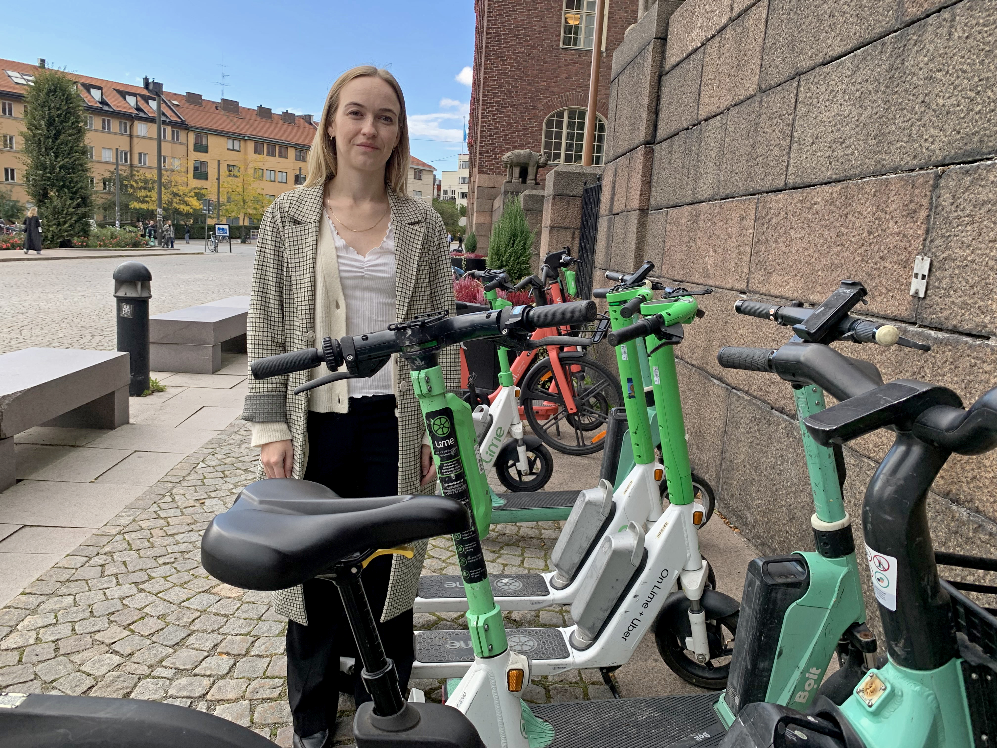Brist på parkering leder till färre resor med elsparkcykel