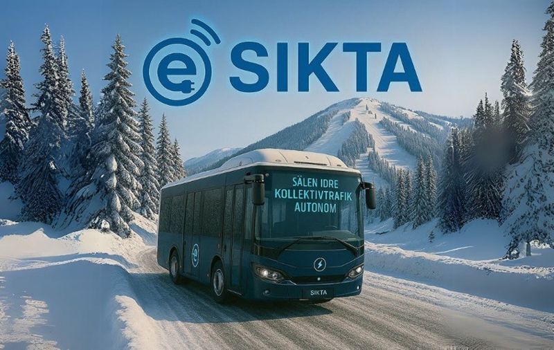 Självkörande buss testas i Sälen