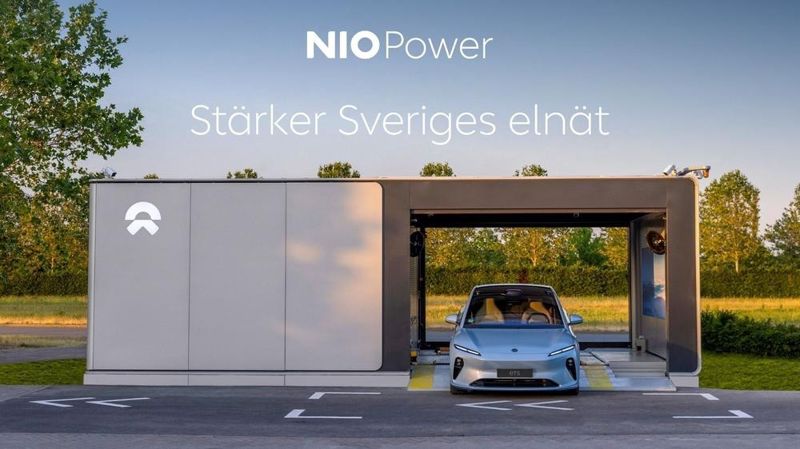 Svenska kraftnät godkänner NIO:s Power Swap-stationer