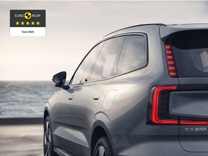 Volvo EX90 får fem stjärnor av Euro NCAP