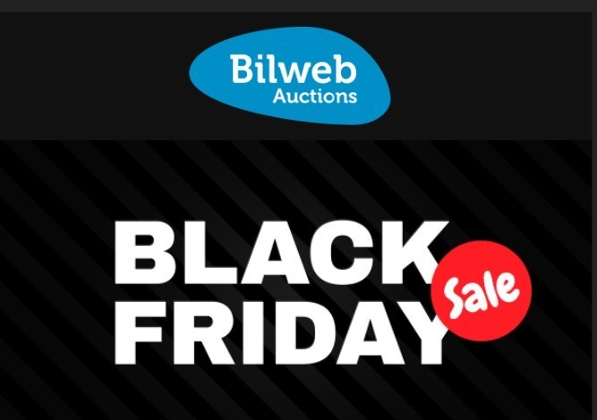 Bilweb Auctions hänger på Black Friday