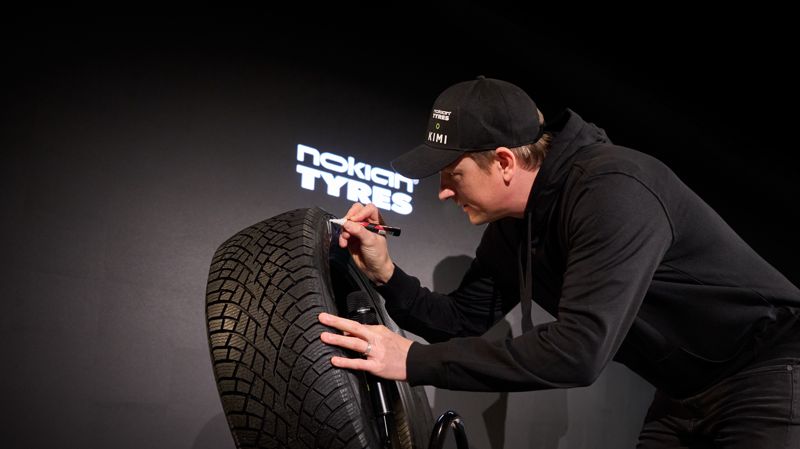 Kimi Räikkönen blir ambassadör för Nokian Tyres