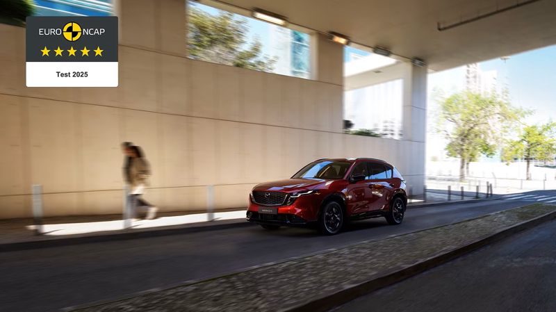 Nya Mazda CX-5 belönas med fem stjärnor av Euro NCAP