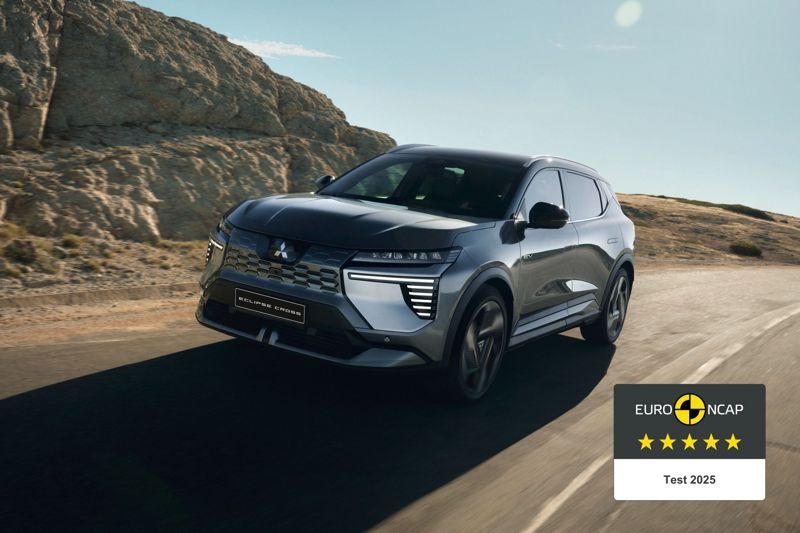 Toppbetyg till nya Mitsubishi Eclipse Cross i Euro NCAP