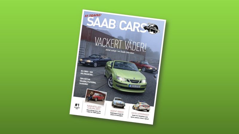 Första numret av Saab Classic Cars har kommit