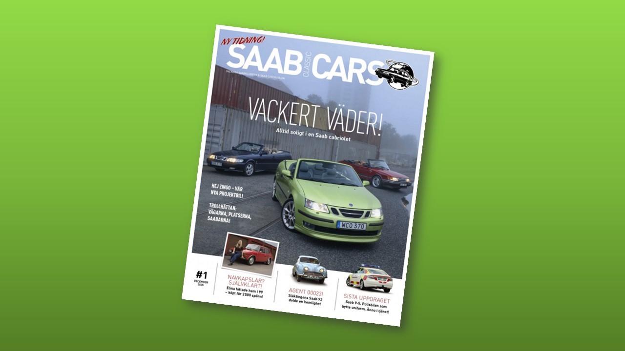 Första numret av Saab Classic Cars har kommit