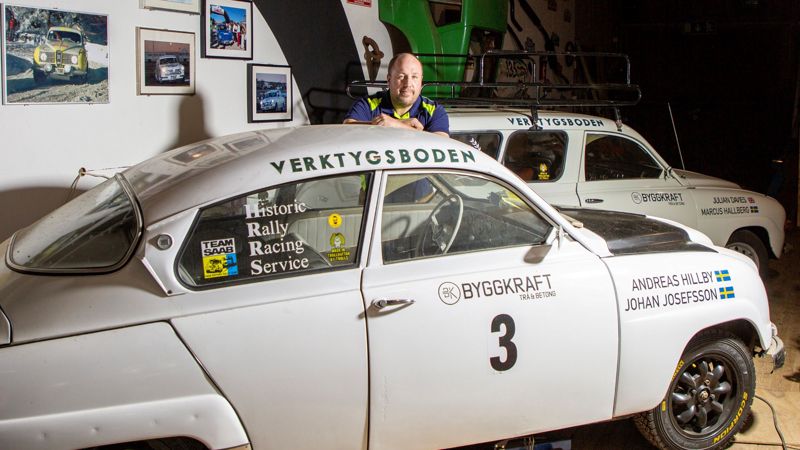 Ska köra Safarirallyt med en Saab från 1964