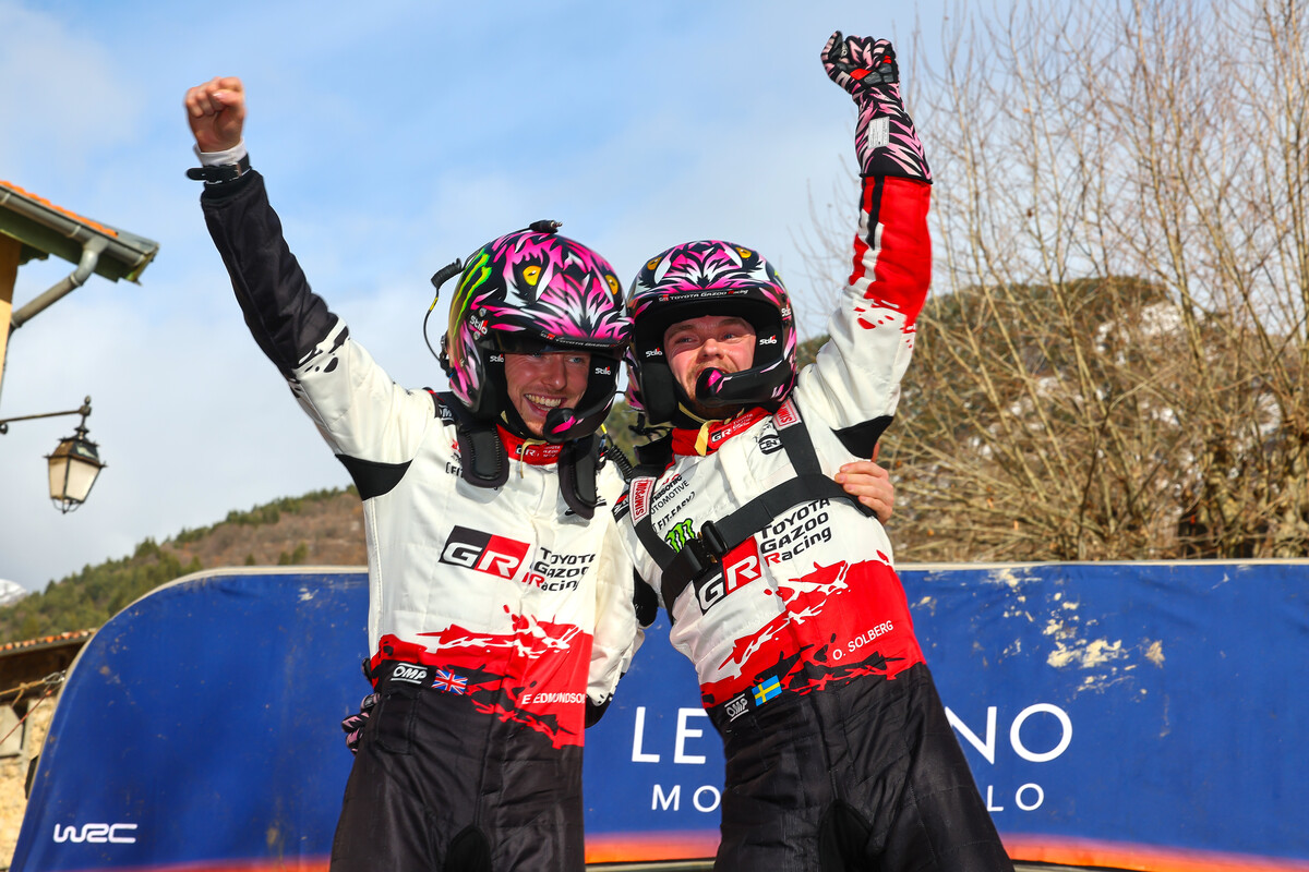Oliver Solberg vann Monte Carlo-rallyt