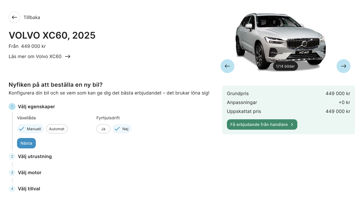 Bilweb nybilskonfigurator