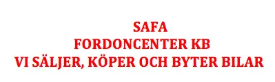Safa Fordoncenter KB