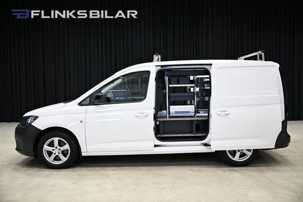 Volkswagen Caddy Maxi DSG 122HK Servicebil|Dubbeldörr|Dubbelgolv|Sortimo|Moms - 2021