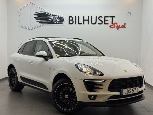 Porsche Macan S PDK 258hk Pano/Värmare/Navi/Läder/Nyservad - 2016