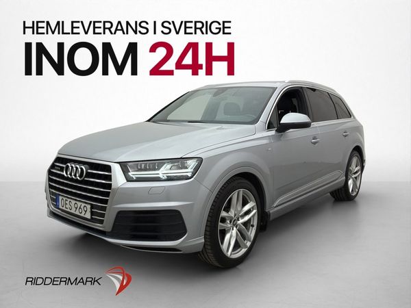 Audi Q7 3.0 TDI Q S-Line Cockpit 7-Sits Värm Drag Luftfjäd - 2017