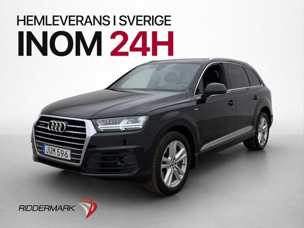 Audi Q7 3.0 TDI 272hk S Line Cockpit BOSE 7-Sits Kamera - 2018