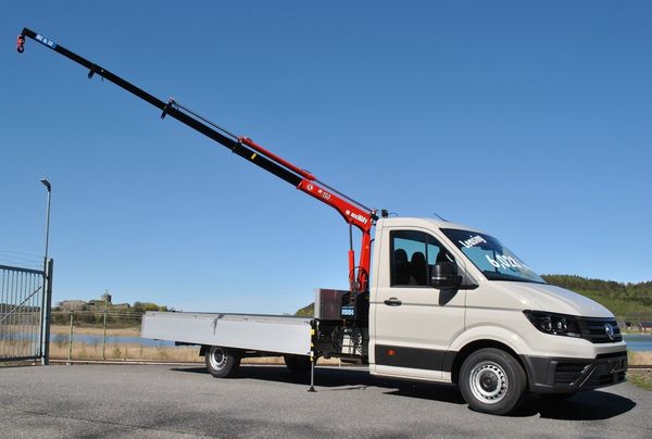 Volkswagen Crafter Flakbil med Kran ML 150,3 4,2m Flak - 2026