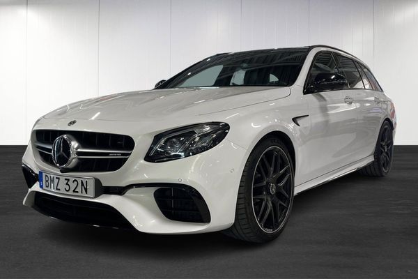 Mercedes E63 AMG S T 4MATIC+ Burmester Läder Kolfiber 1628 Mil! - 2019