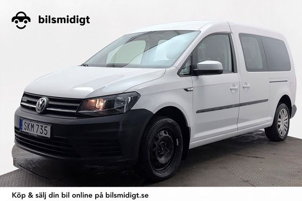 Volkswagen Caddy Maxi Life 7-Sits 1.4 TGI CNG Aut P-Sens MOMS 110hk - 2019