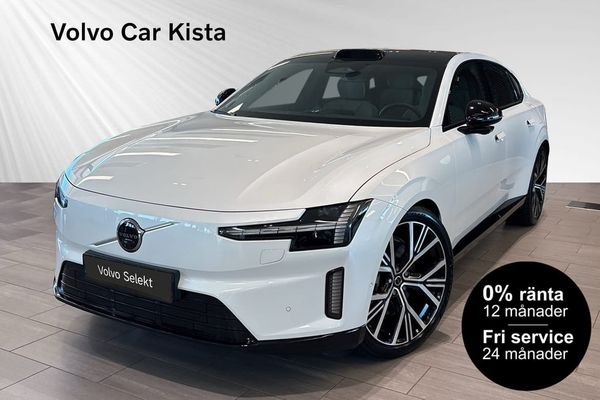 Volvo ES90 Single Motor Ext Range Ultra B/W Massage 0% RÄNTA - 2026