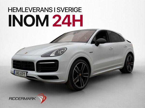 Porsche Cayenne E-Hybrid Coupé Platinum Pano BOSE Luftfjäd - 2023